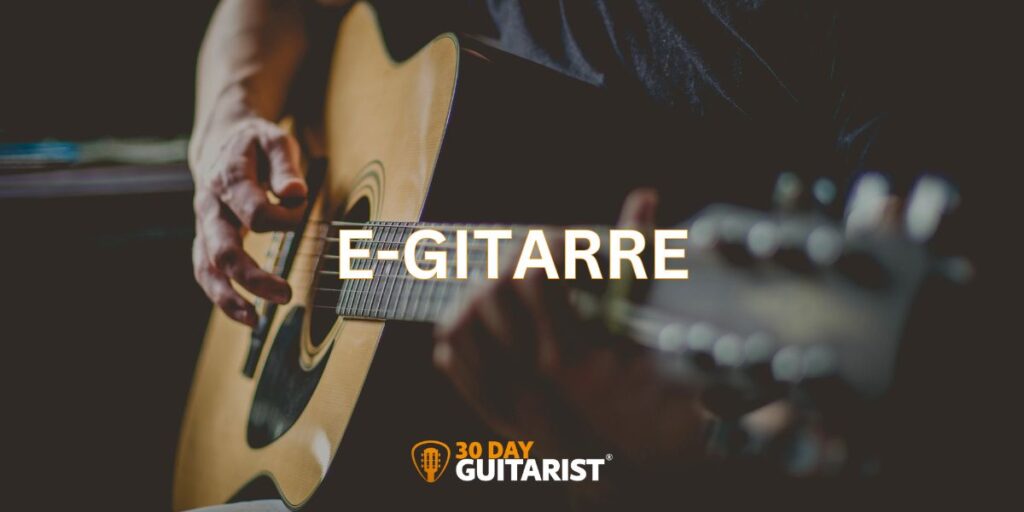 E-Gitarre lernen E gitarre spielen egitarre oder akustikgitarre