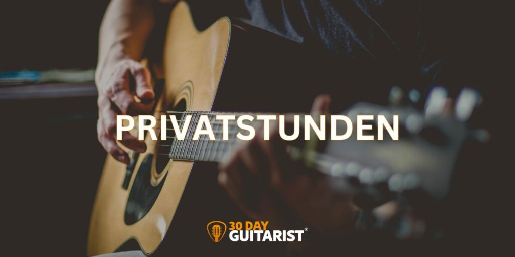 Privatstunden Gitarre Gitarrenstunden kosten